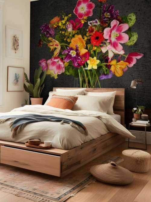Colourful bouquet of flowers