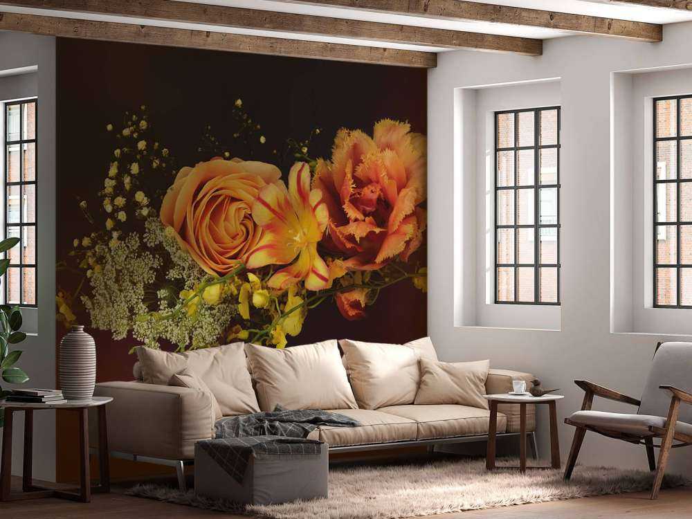 Compound floral garland