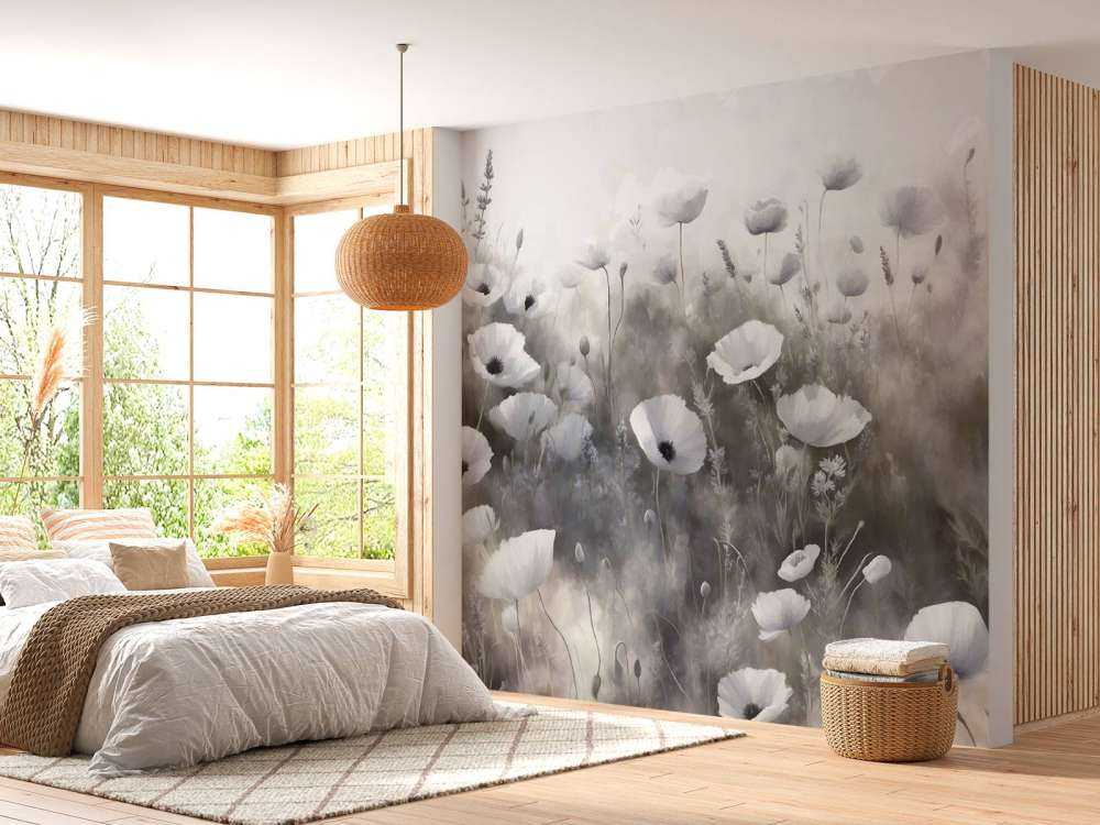 Wildflower dance - gray