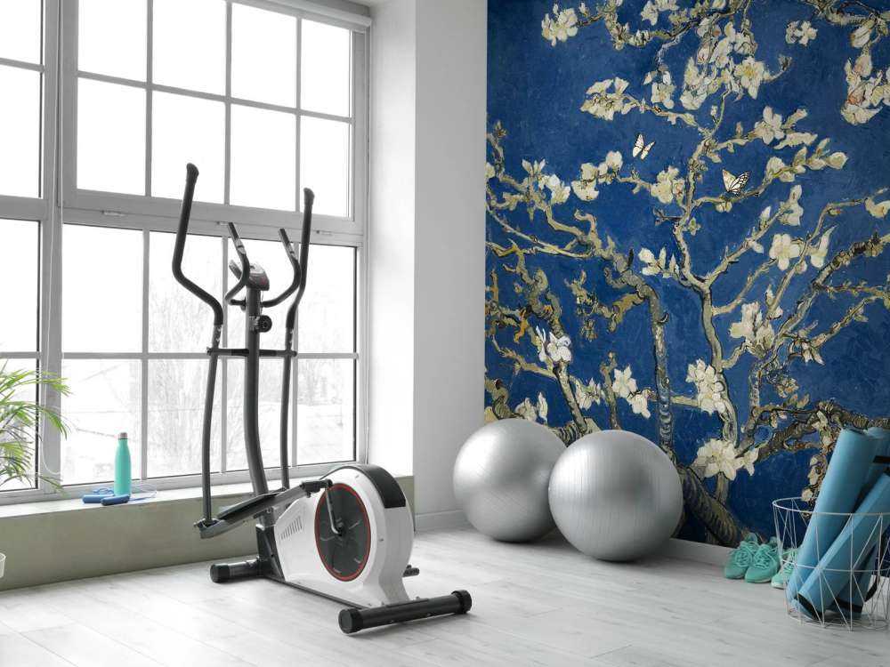 Almond blossom in the night