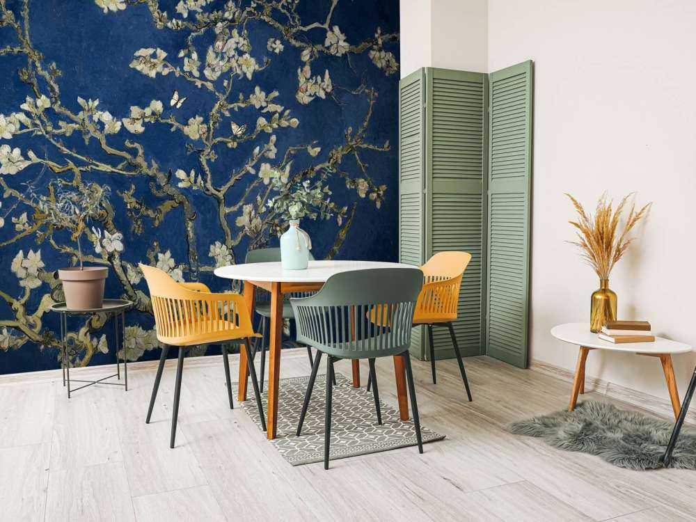 Almond blossom in the night