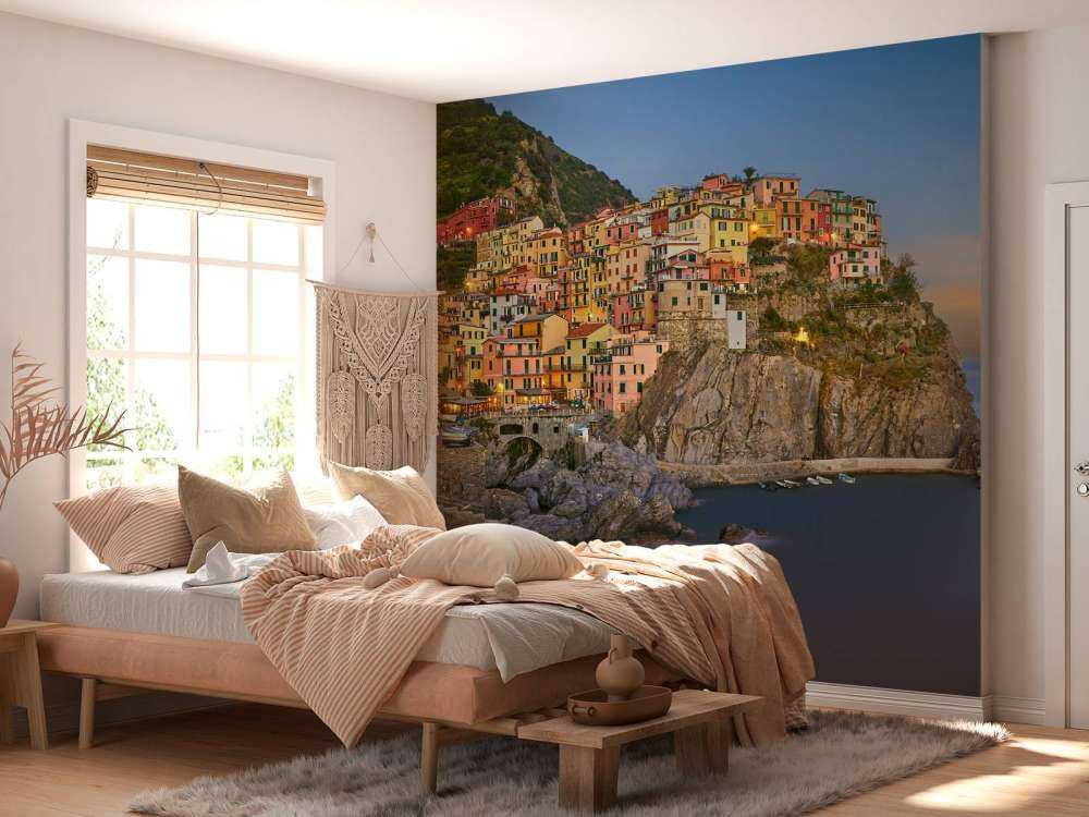 Coloured houses in Italy