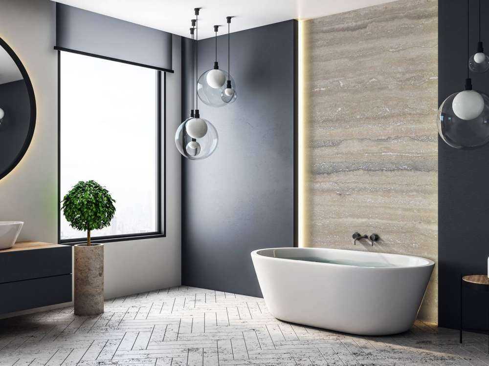 Taupe marble