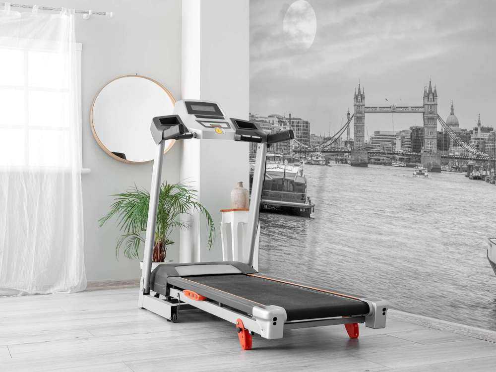 Cityscape of London in black and white