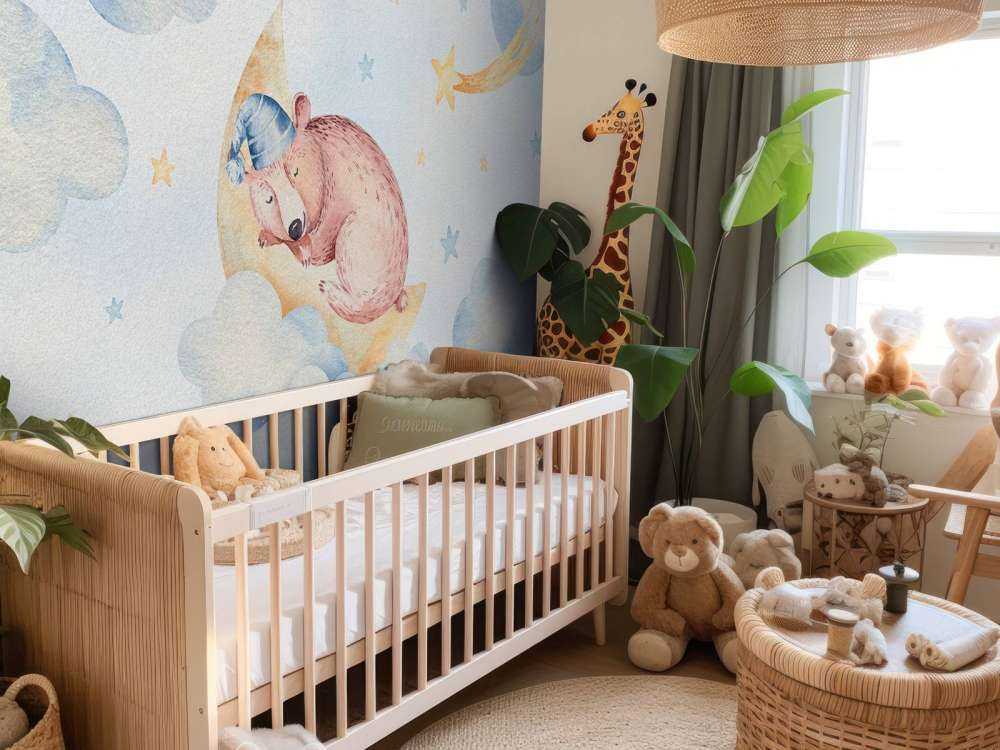 Sleeping bear in the clouds
