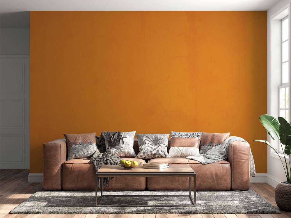 Orange brown concrete