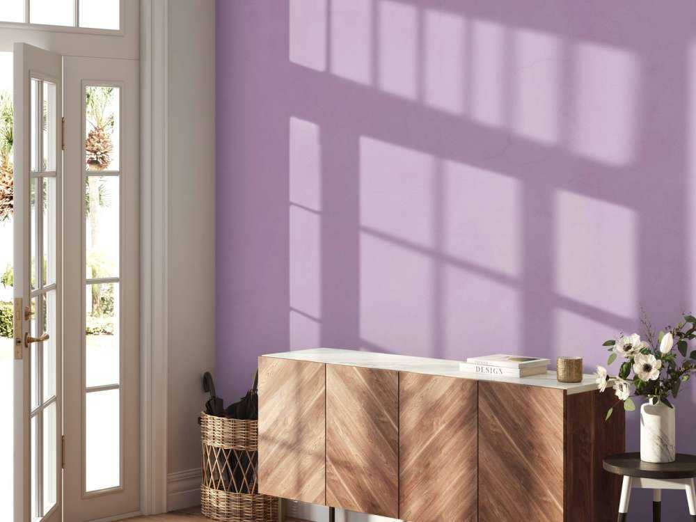 Lilac purple concrete