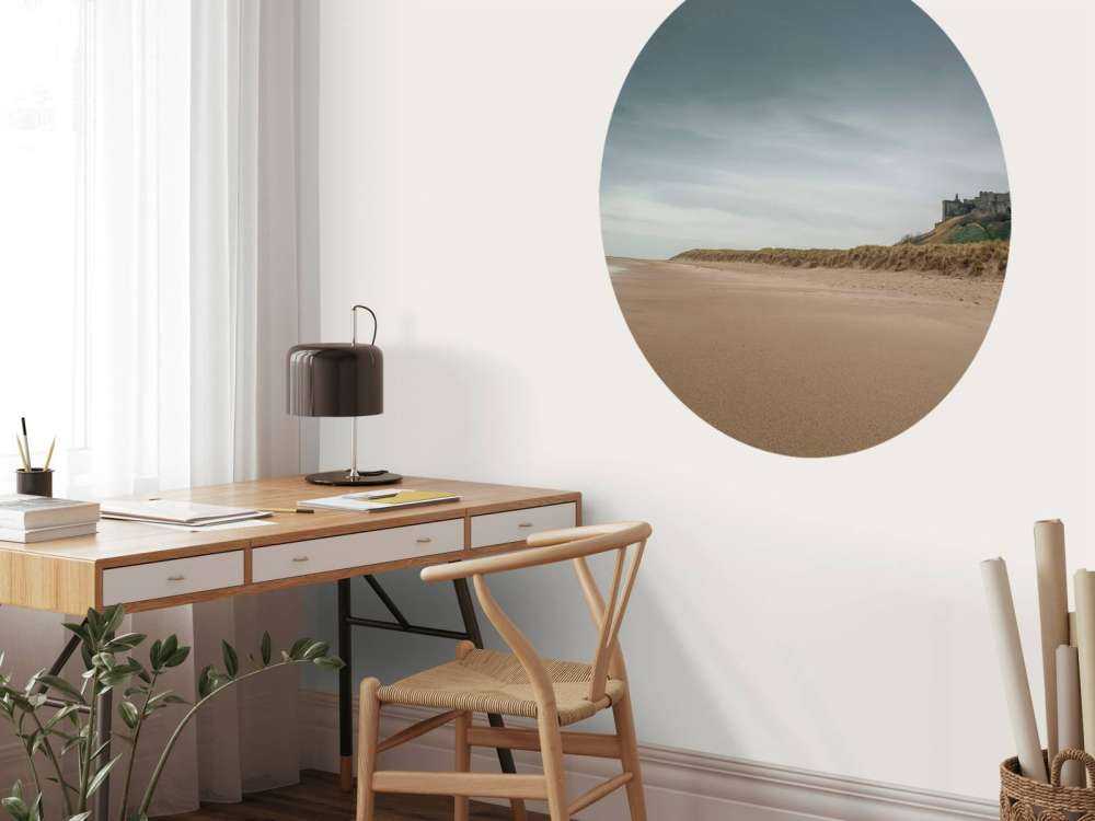 Bamburgh Castle, Northumberland coast line