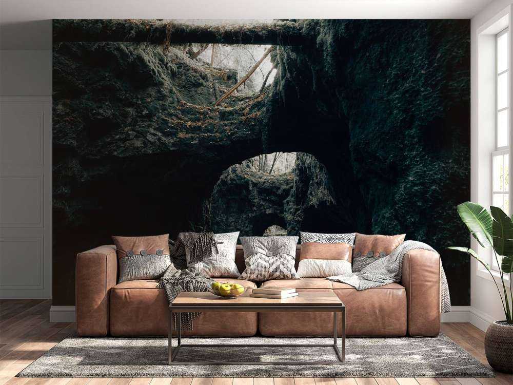 Old iron mines reclaimed by nature