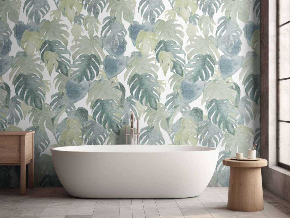 Tropical watercolour Palms