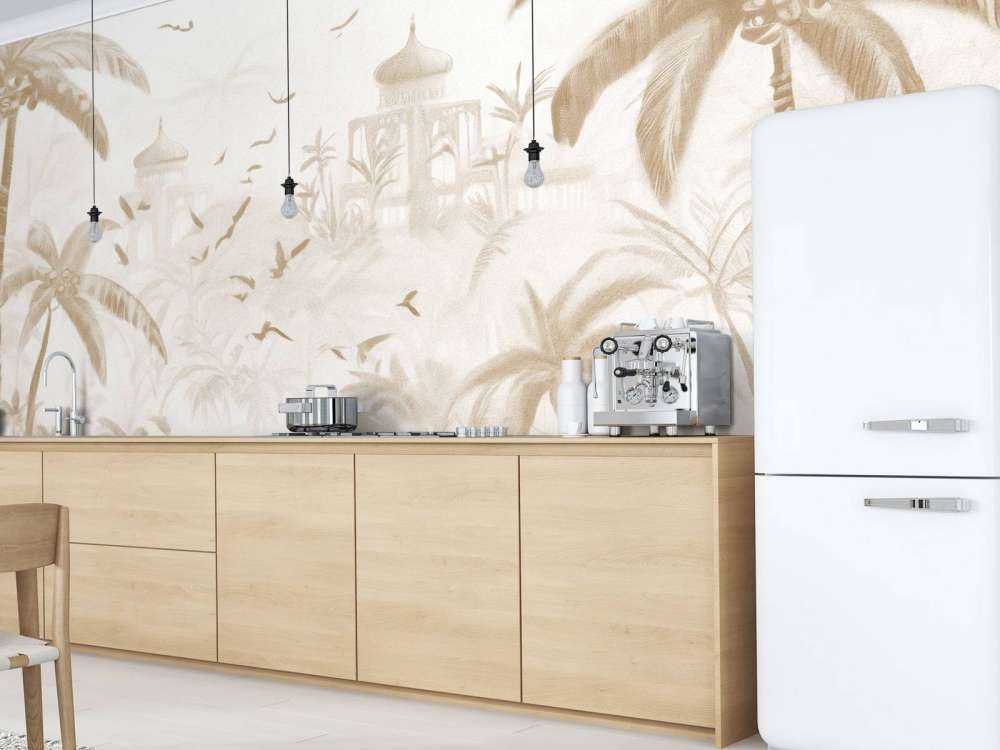 Oriental Garden at Dawn, taupe