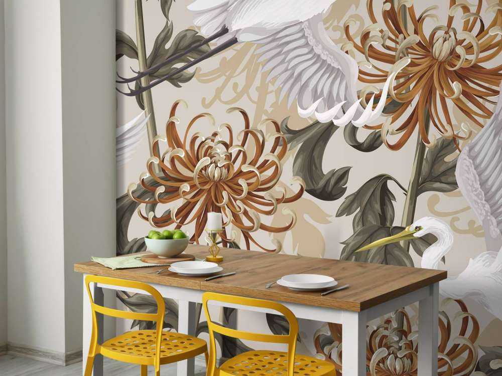 Swan Dance Chrysanthemum Glow