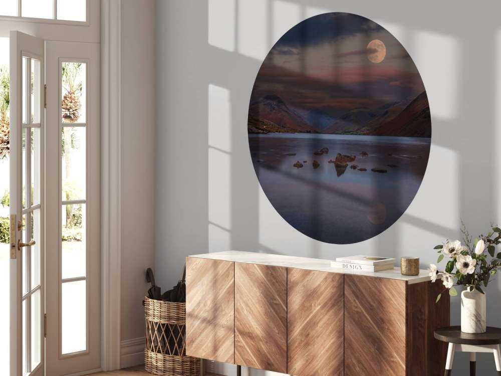 Moon above Wastwater, Lake District, Cumbria