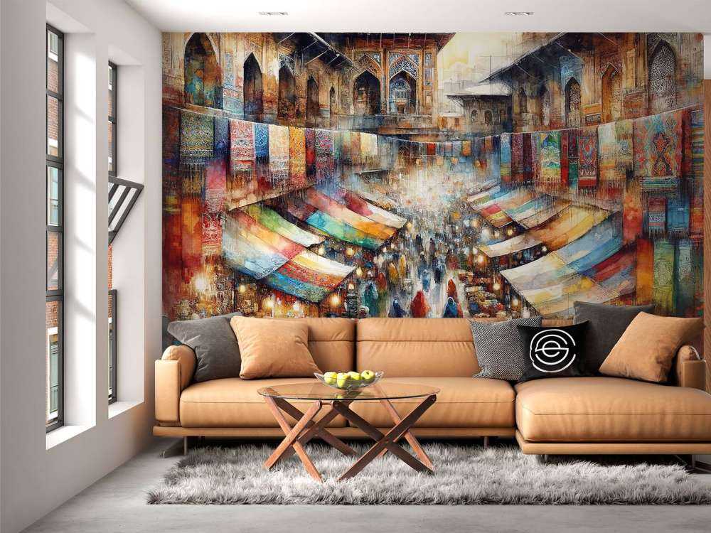 Bazaar's Symphony of Colors