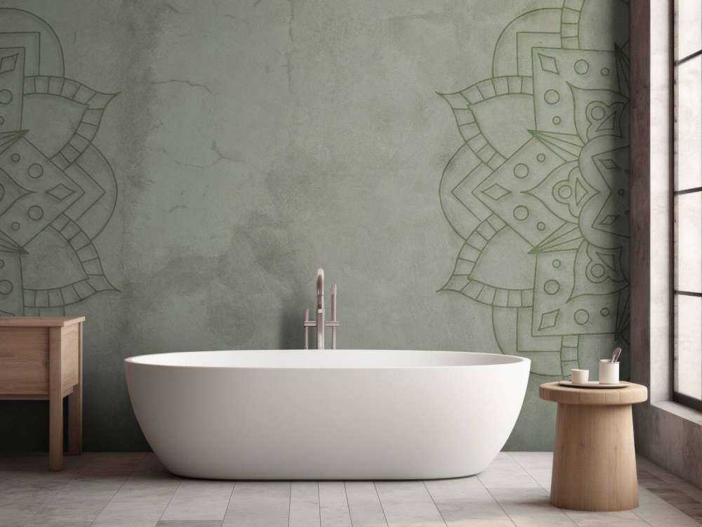 Green Weathered Mandala