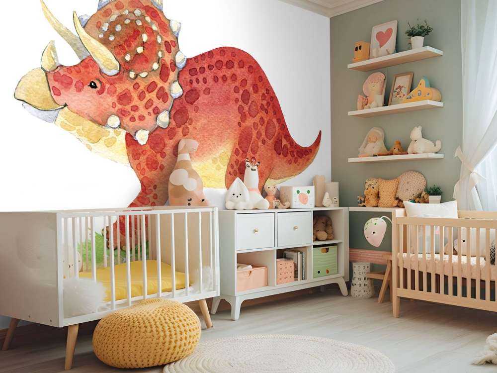 Cute Triceratops dinosaur