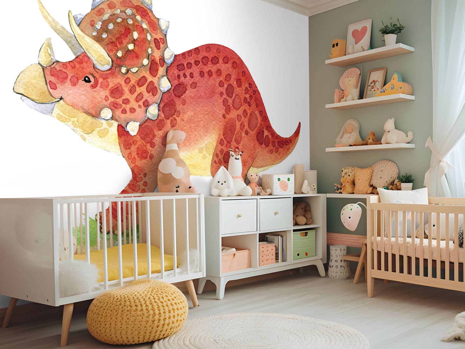 Cute Triceratops dinosaur