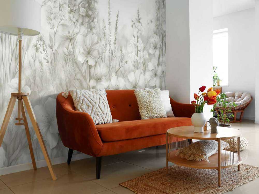 Tender English garden - mint green