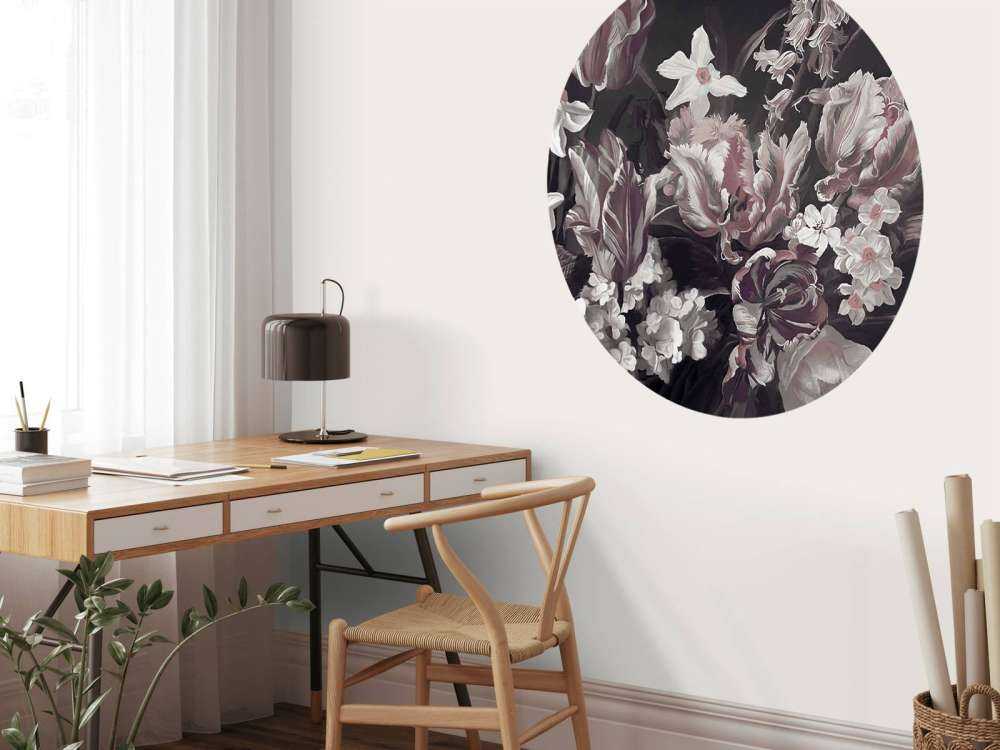 Bouquet with pink peonies