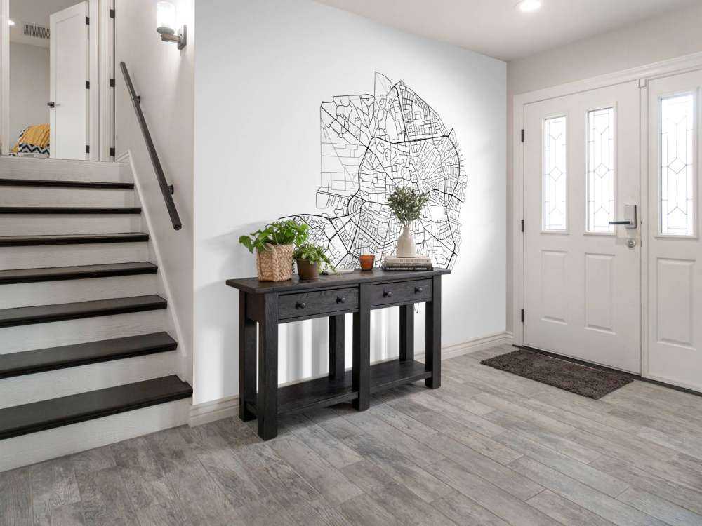 Map of Hilversum, white 