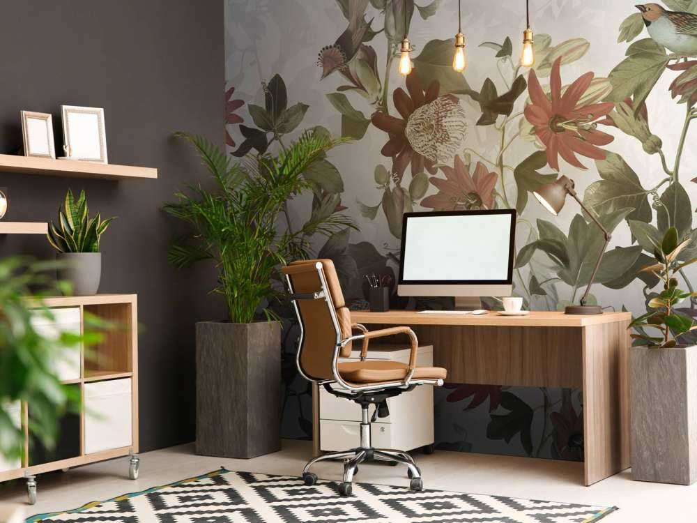 Seven Birds in Enchanted Foliage - Ivory