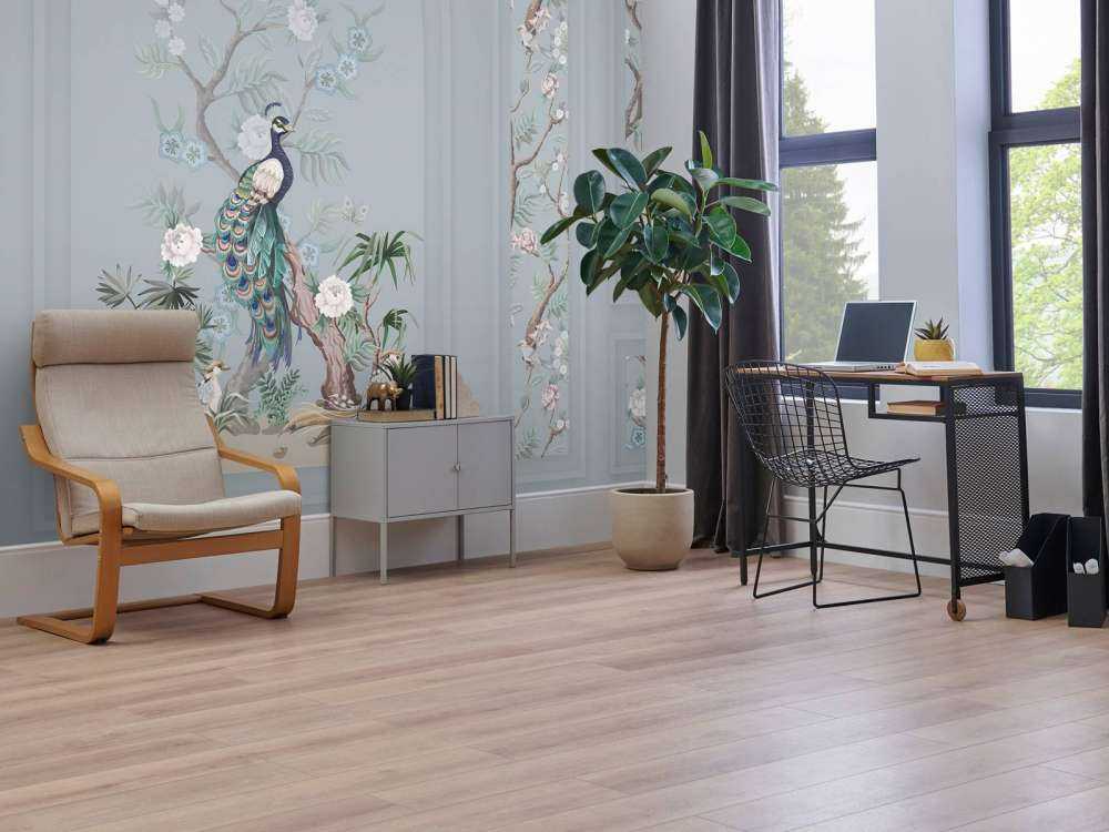 Peacock Paradise, blue