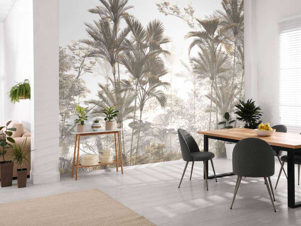 Sunlight through Palms