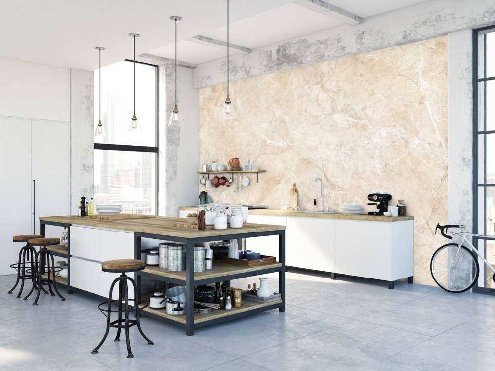 Light beige marble