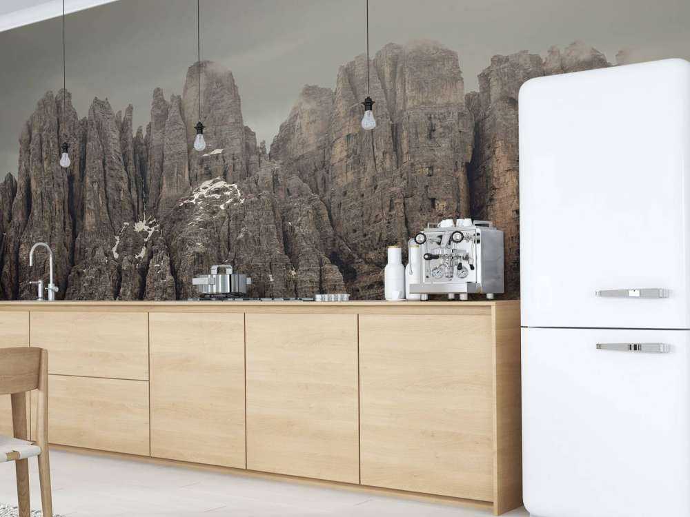 Mountain Peaks in the Dolomites