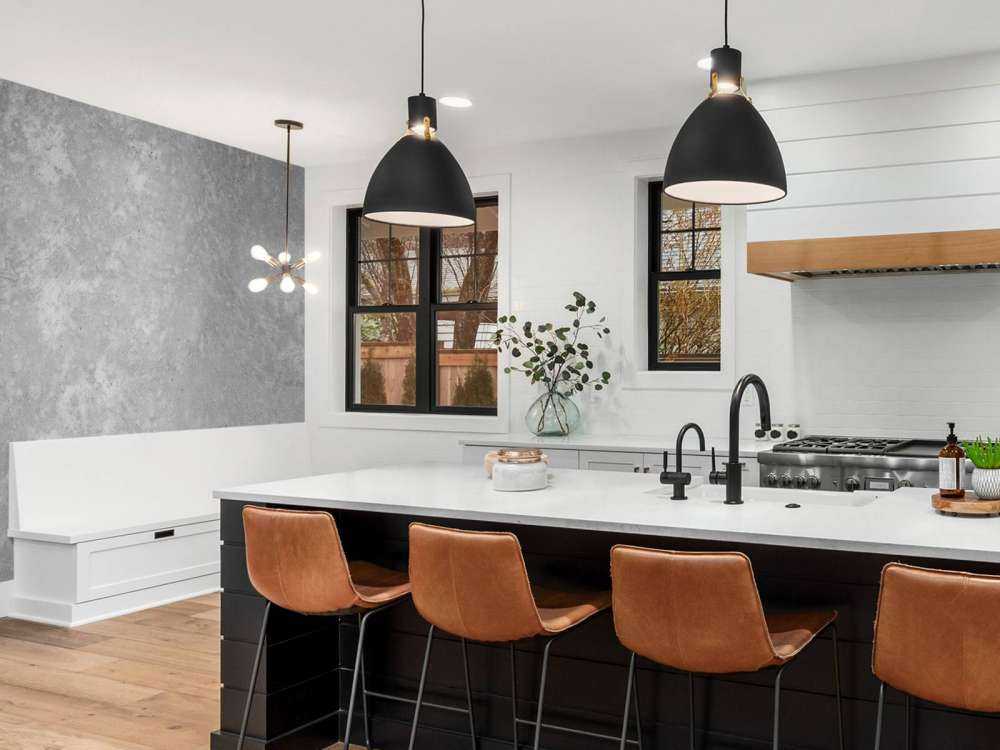 Dark brushed concrete