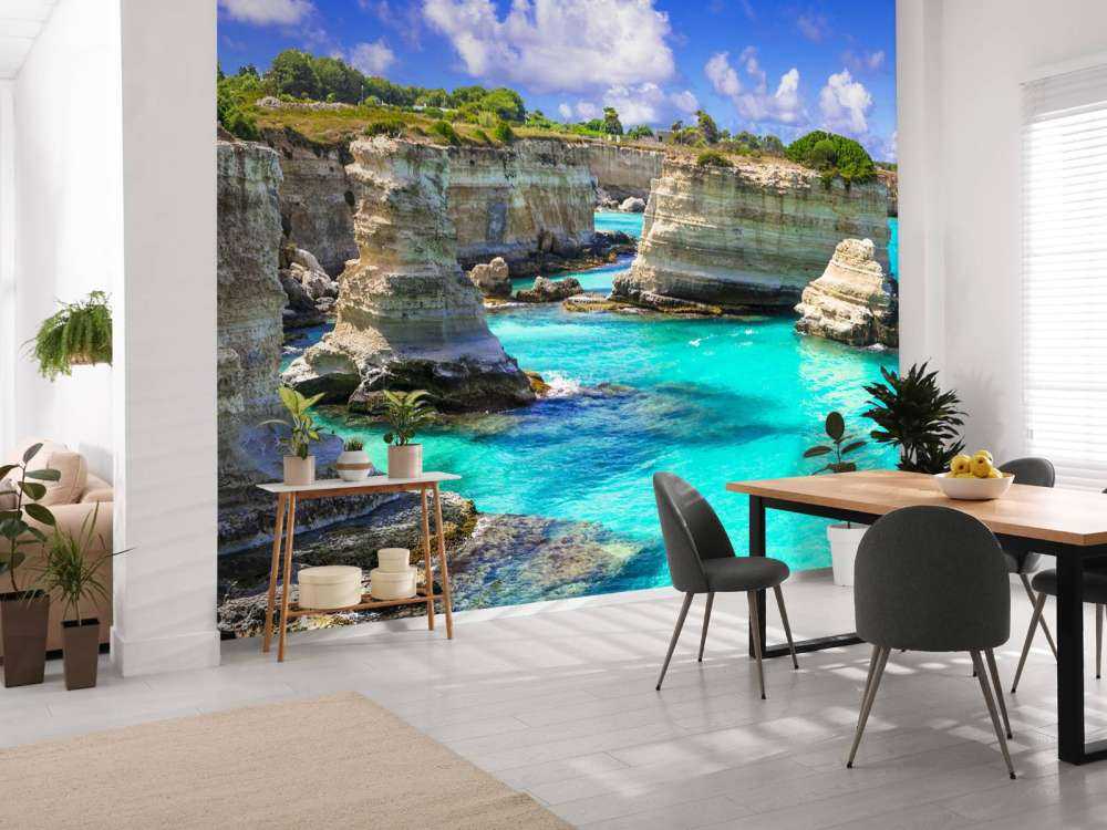 Rock formation on the coast