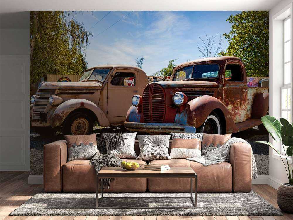 Rusty old trucks