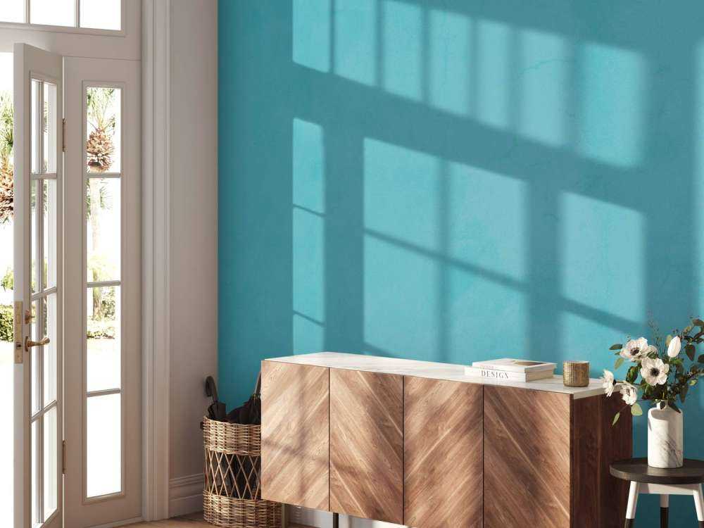 Moonstone blue concrete