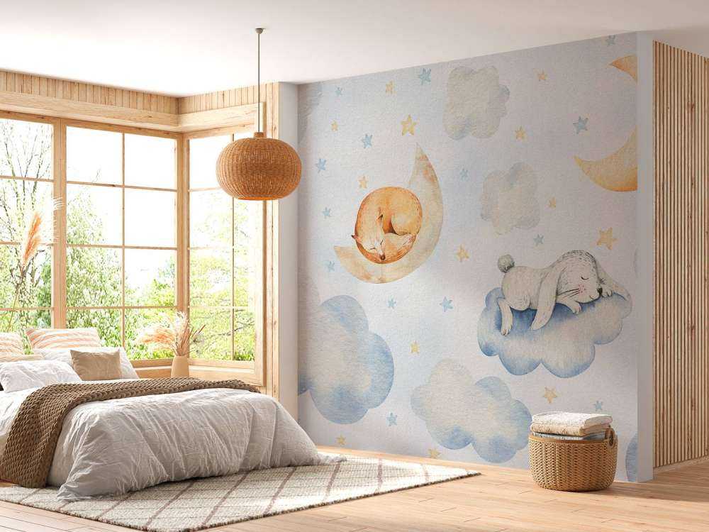 Sleeping friends in the clouds