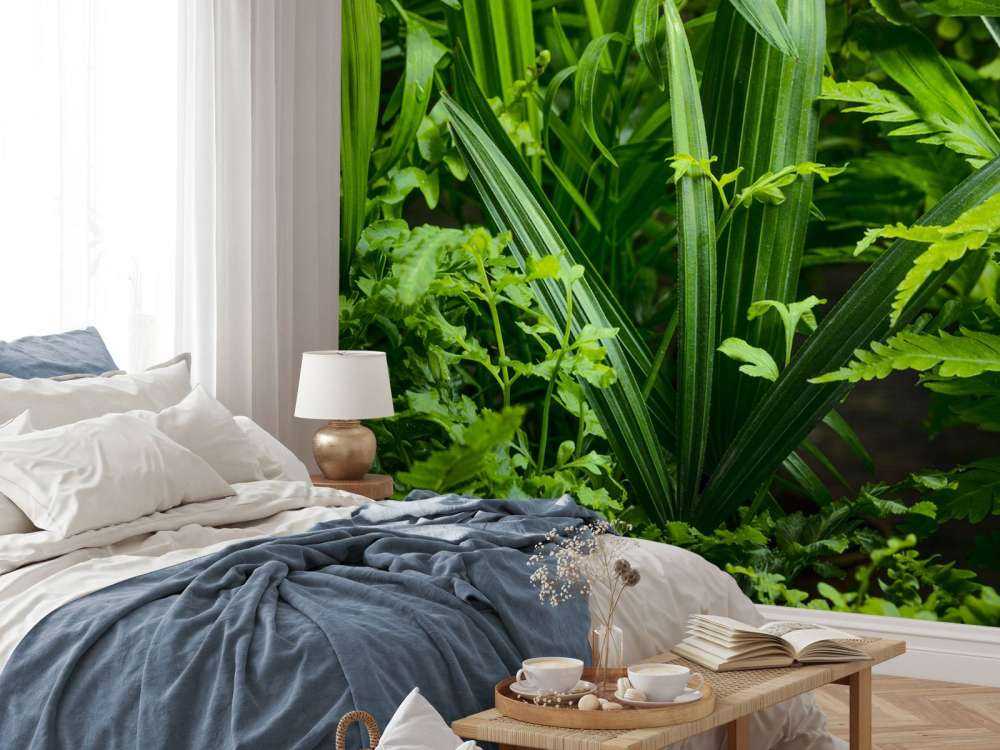 Panorama with plants