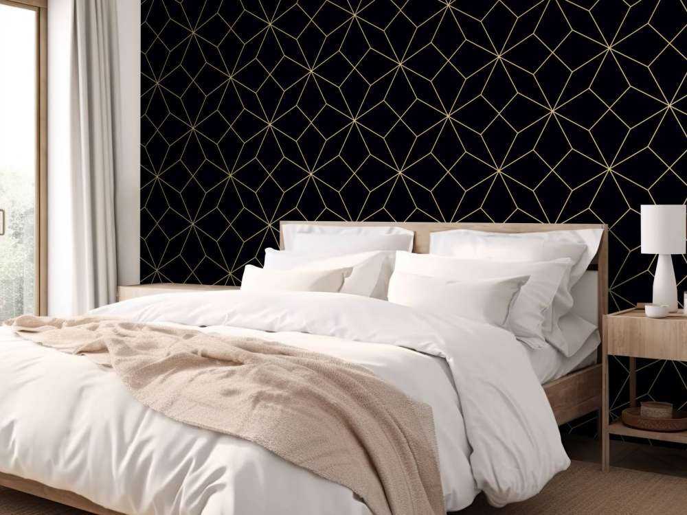 Abstract lines, gold