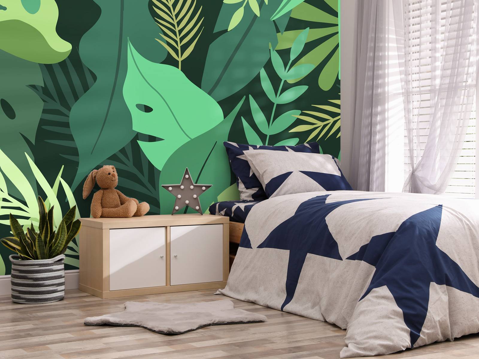Wallpaper Mural - Plants and leaves - Wallpaper Murals