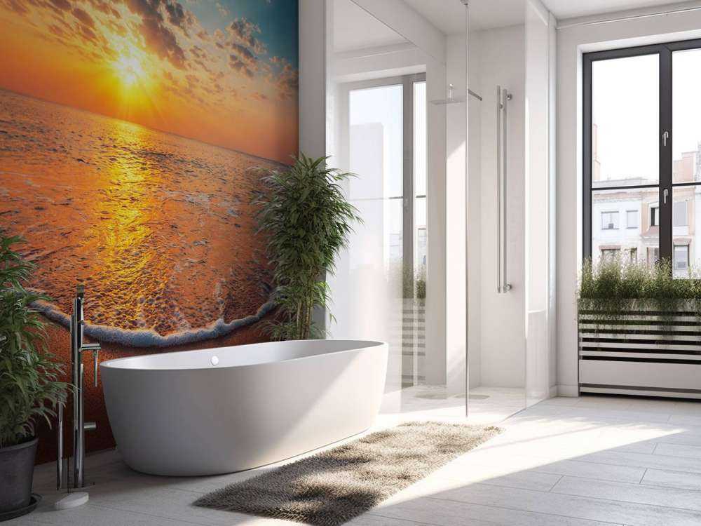 Sunrise over the sea