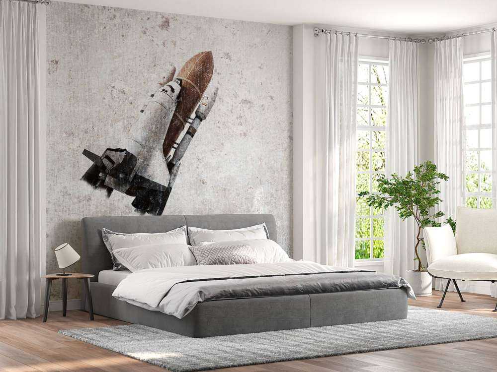 Spaceshuttle on concrete