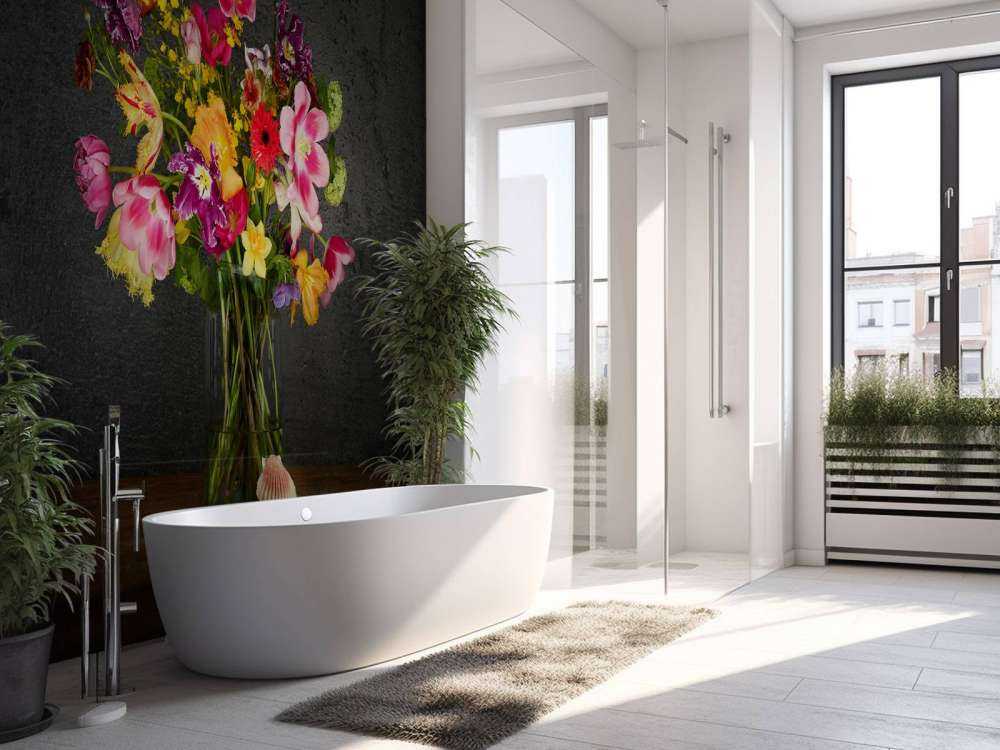 Colourful bouquet of flowers