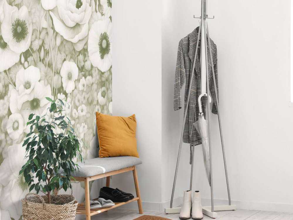 Poppy Tale Monochrome Green