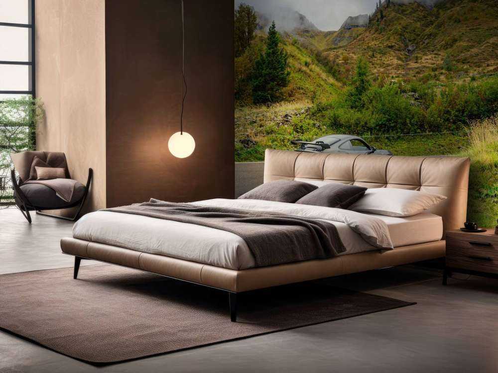 Sports car in mountain mist