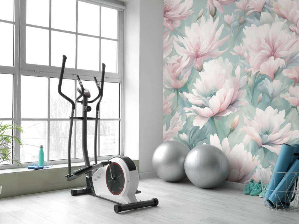 Balmy morning mint green