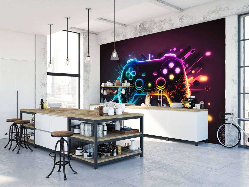 Neon Gaming Explosion