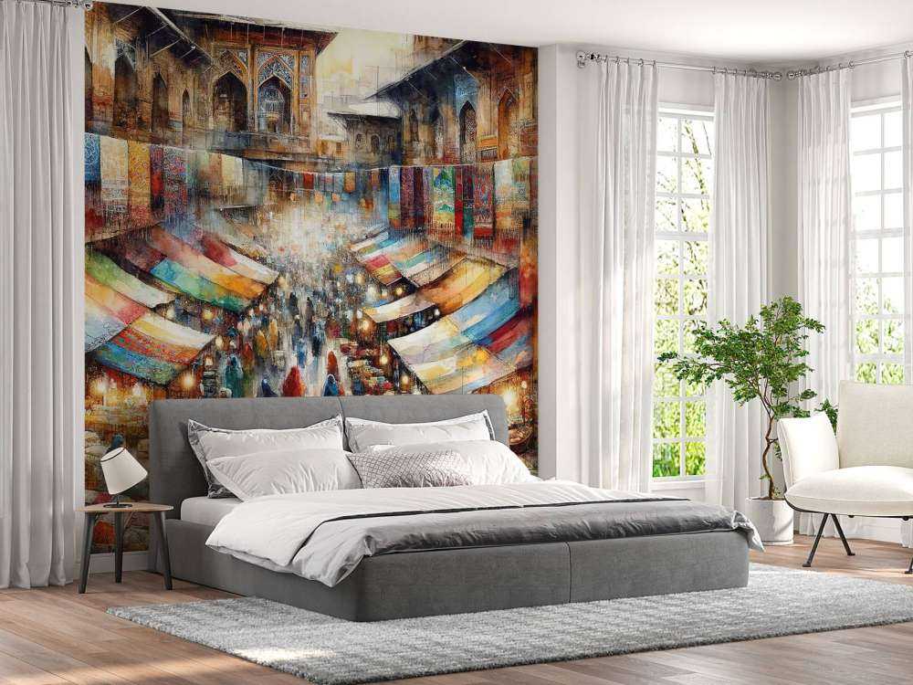 Bazaar's Symphony of Colors