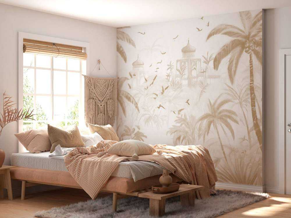 Oriental Garden at Dawn, taupe