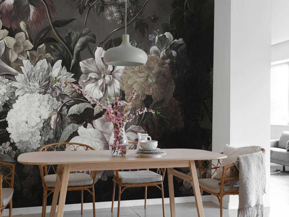 Bouquet with Poppies and Crocus