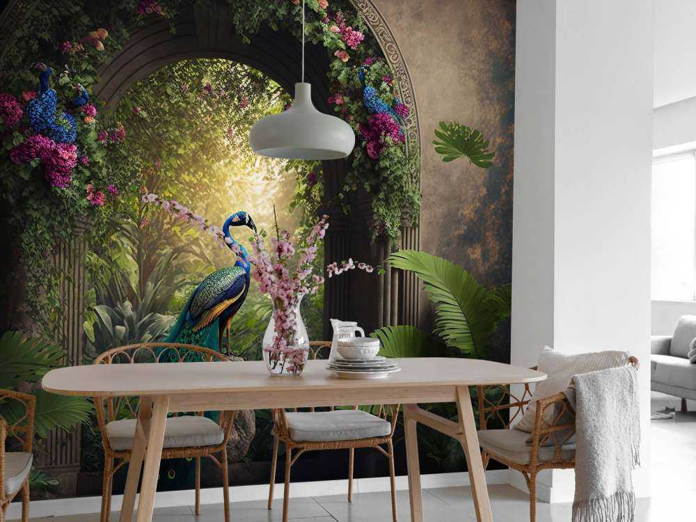 Peacock in Enchanted Arch