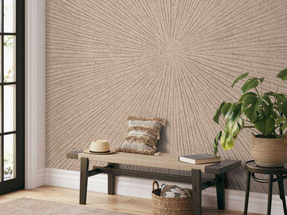 Textured Lines in beige