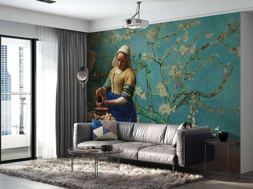 The Milkmaid and Almond Blossom